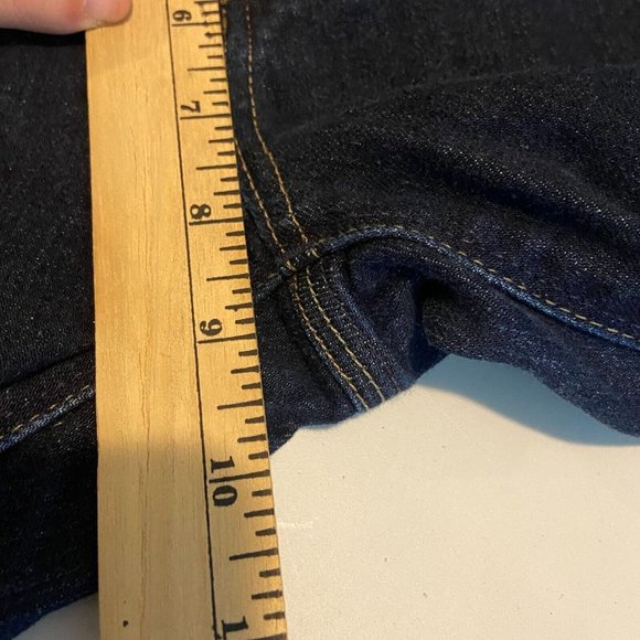 Madewell Rail Straight Jeans Mens 30x34 Blue Dark Wash Denim Straight Leg Pant - Picture 8 of 10